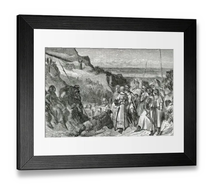 Framed Print : Peter the Hermit preaching to the Crusaders Framed Print : Peter the Hermit preaching to the Crusaders