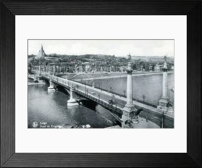 Framed Print : Pont de Fragnee, Liege, Belgium Framed Print : Pont de Fragnee, Liege, Belgium