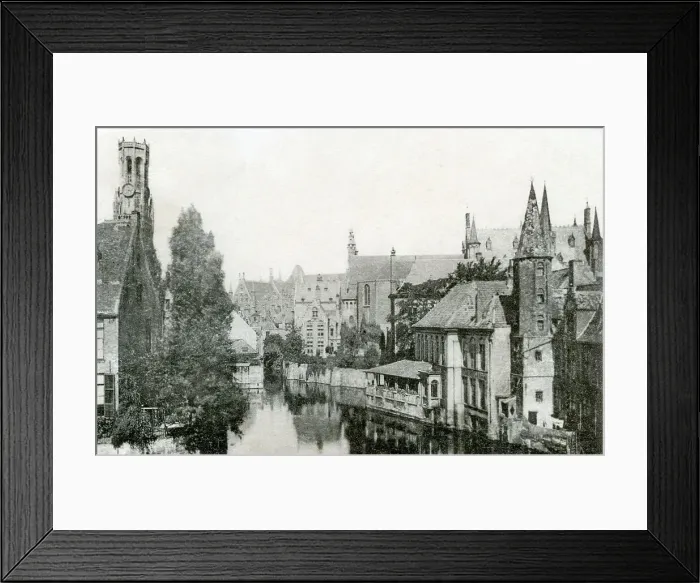Framed Print : Quai Rosaire (Rosary Quay), Bruges, Belgium Framed Print : Quai Rosaire (Rosary Quay), Bruges, Belgium