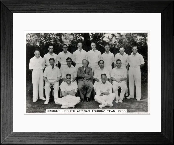 Framed Print : South African Touring Cricket Team Framed Print : South African Touring Cricket Team