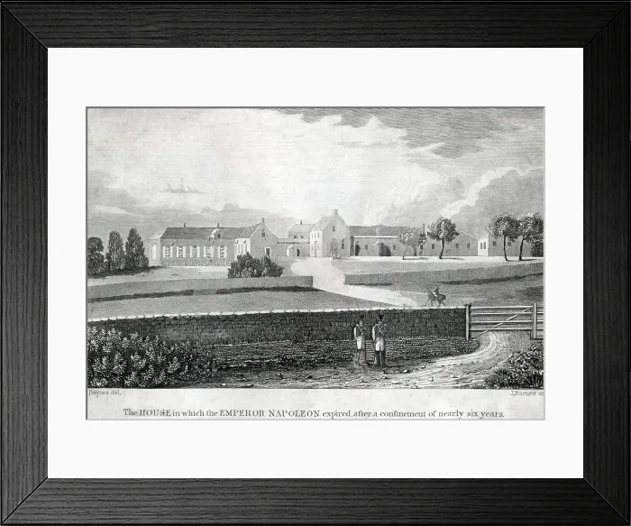 Framed Print : The house in which Emperor Napoleon died, St. Helena Framed Print : The house in which Emperor Napoleon died, St. Helena