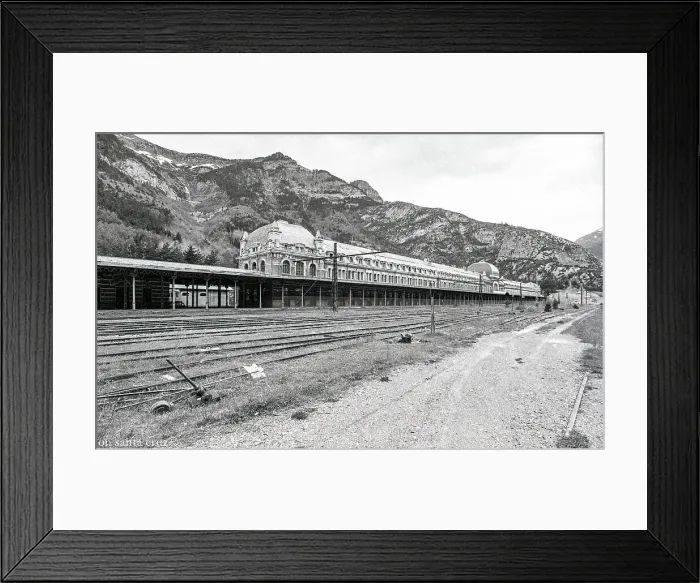 Framed Print : Canfranc International Railway Station, Spanish Pyrenees Framed Print : Canfranc International Railway Station, Spanish Pyrenees