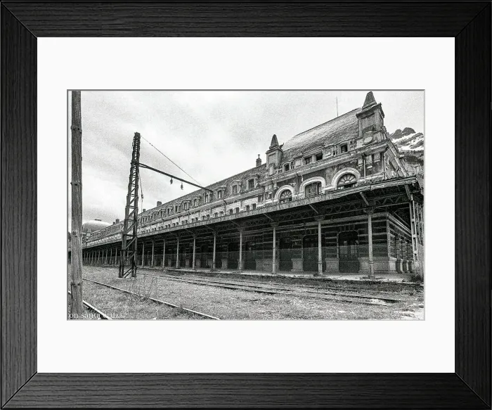 Framed Print : Canfranc International Railway Station, Spanish Pyrenees Framed Print : Canfranc International Railway Station, Spanish Pyrenees
