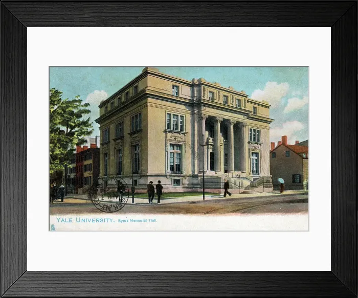 Framed Print : Yale University, New Haven, Connecticut, Byers Memorial Hall Framed Print : Yale University, New Haven, Connecticut, Byers Memorial Hall