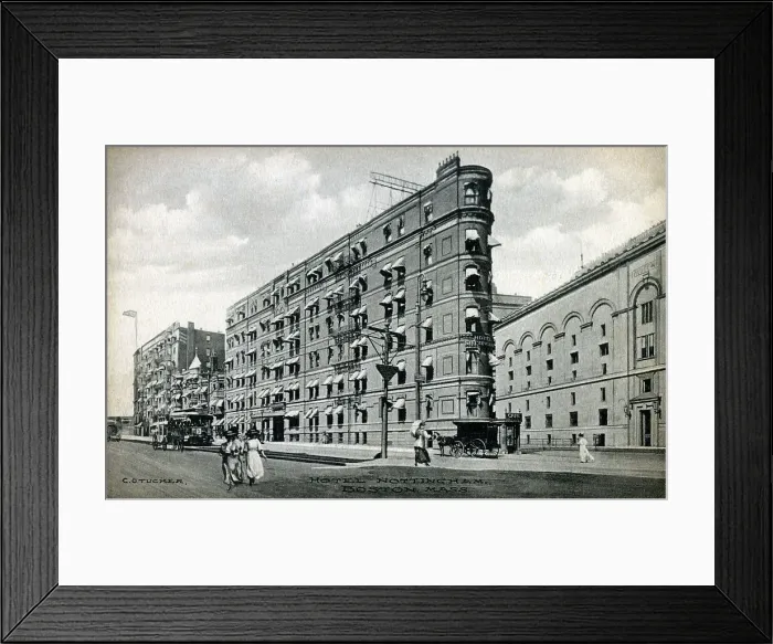 Framed Print : Hotel Nottingham, Boston, Massachusetts, USA Framed Print : Hotel Nottingham, Boston, Massachusetts, USA