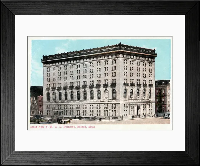 Framed Print : New Y.M.C.A Building, Boston, Massachusetts, USA Framed Print : New Y.M.C.A Building, Boston, Massachusetts, USA