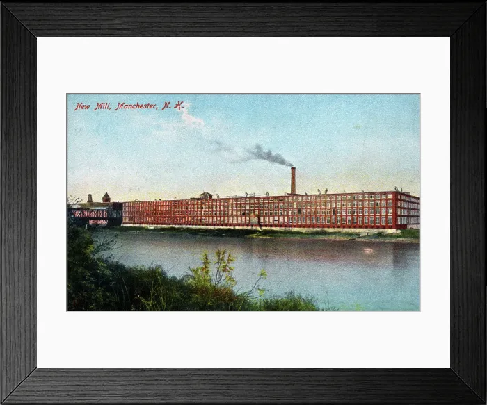Framed Print : New Mill, Manchester, New Hampshire, USA Framed Print : New Mill, Manchester, New Hampshire, USA