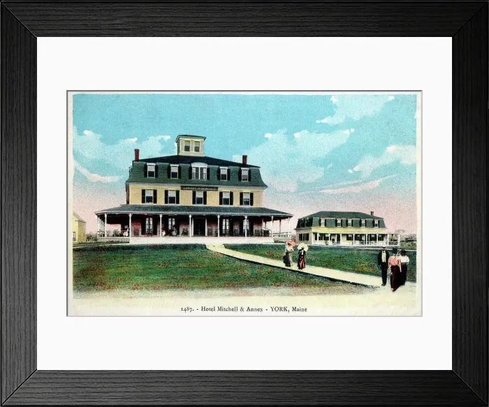 Framed Print : Hotel Mitchell and Annex, York, Maine, USA Framed Print : Hotel Mitchell and Annex, York, Maine, USA