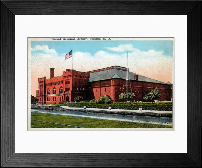 Framed Print : Second Regimental Armory, Trenton, New Jersey, USA Framed Print : Second Regimental Armory, Trenton, New Jersey, USA