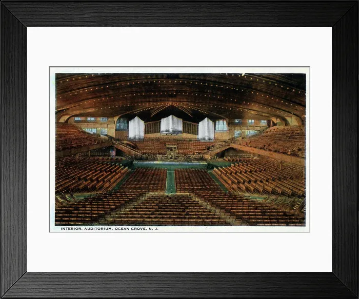 Framed Print : Interior of the Great Auditorium, Ocean Grove, New Jersey Framed Print : Interior of the Great Auditorium, Ocean Grove, New Jersey