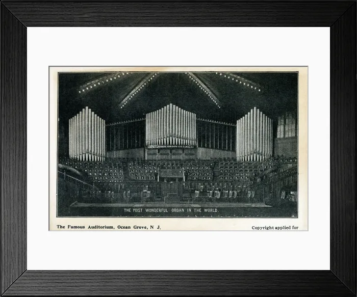 Framed Print : Organ in the Great Auditorium, Ocean Grove, New Jersey Framed Print : Organ in the Great Auditorium, Ocean Grove, New Jersey