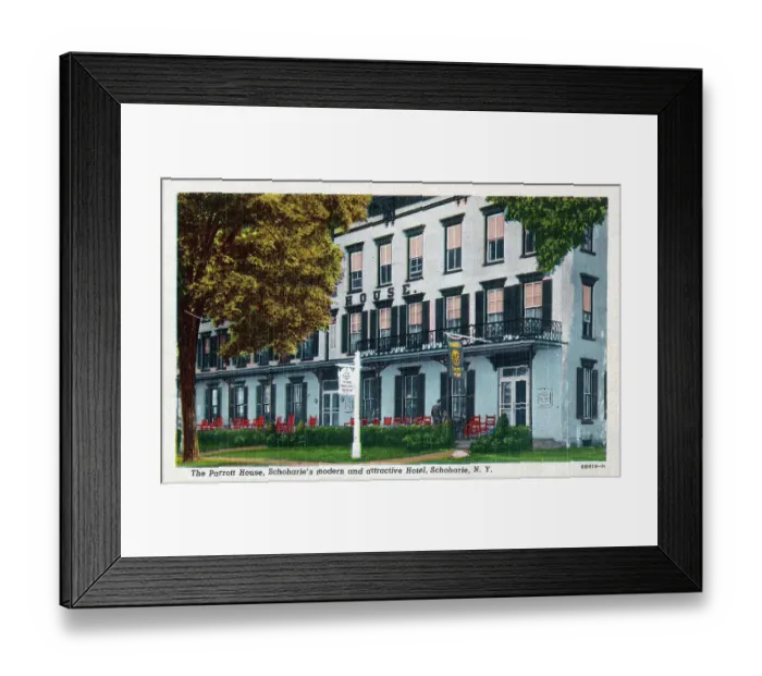 Framed Print : The Parrott House Hotel, Schoharie, NY State, USA Framed Print : The Parrott House Hotel, Schoharie, NY State, USA