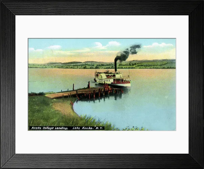 Framed Print : Keuka College Landing - Lake Keuka, NY State, USA Framed Print : Keuka College Landing - Lake Keuka, NY State, USA