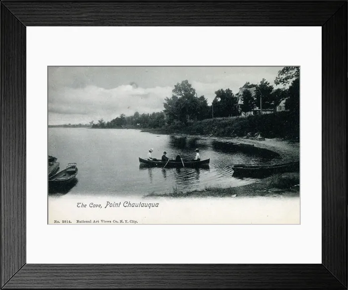 Framed Print : The Cove, Point Chautauqua, New York State, USA Framed Print : The Cove, Point Chautauqua, New York State, USA