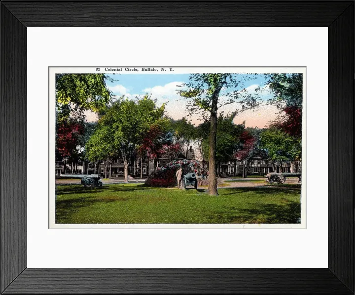 Framed Print : Colonial Circle, Buffalo, NY State, USA Framed Print : Colonial Circle, Buffalo, NY State, USA