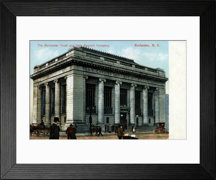 Framed Print : The Rochester Trust and Safe Deposit Company, NY State, USA Framed Print : The Rochester Trust and Safe Deposit Company, NY State, USA