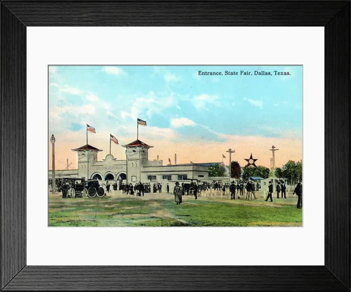 Framed Print : Dallas, Texas, USA - Entrance to the State Fair Framed Print : Dallas, Texas, USA - Entrance to the State Fair