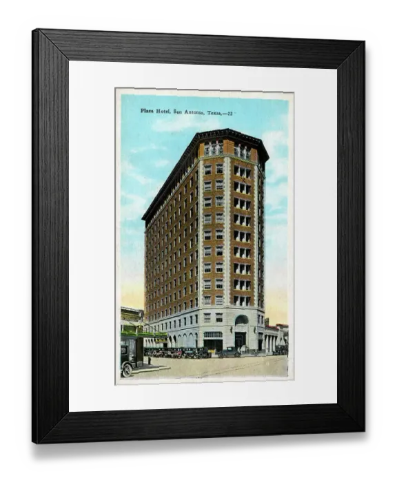 Framed Print : Plaza Hotel, San Antonio, Texas, USA Framed Print : Plaza Hotel, San Antonio, Texas, USA