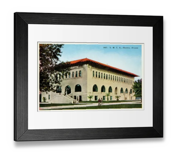 Framed Print : Phoenix, Arizona, USA - Y. M. C. A Framed Print : Phoenix, Arizona, USA - Y. M. C. A