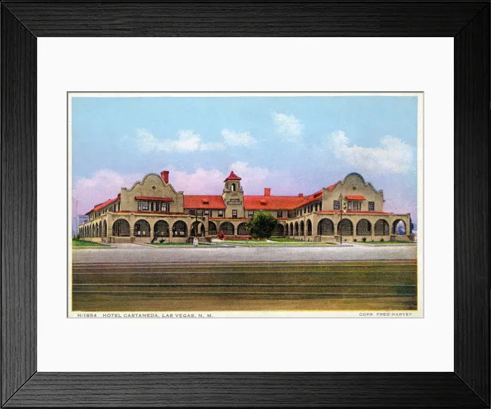 Framed Print : Hotel Castaneda, Las Vegas, New Mexico, USA Framed Print : Hotel Castaneda, Las Vegas, New Mexico, USA