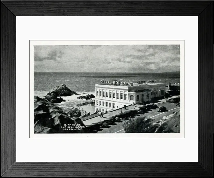 Framed Print : San Francisco, California, USA - Cliff House and Seal Rocks Framed Print : San Francisco, California, USA - Cliff House and Seal Rocks
