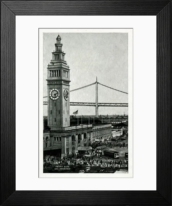Framed Print : San Francisco, California, USA - Ferry Building Framed Print : San Francisco, California, USA - Ferry Building