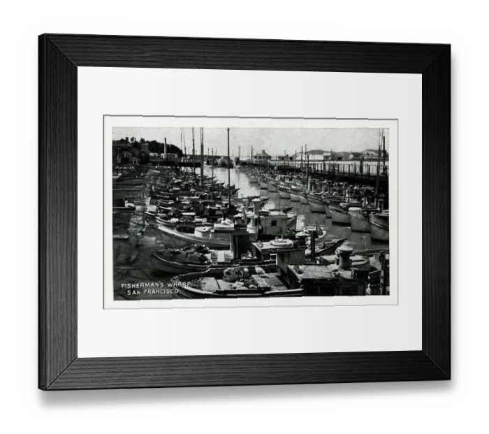 Framed Print : San Francisco, California, USA - Fisherman's Wharf Framed Print : San Francisco, California, USA - Fisherman's Wharf