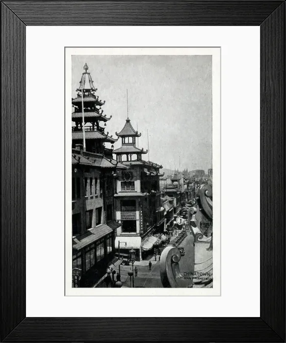 Framed Print : San Francisco, California, USA - Chinatown, Grant Avenue Framed Print : San Francisco, California, USA - Chinatown, Grant Avenue