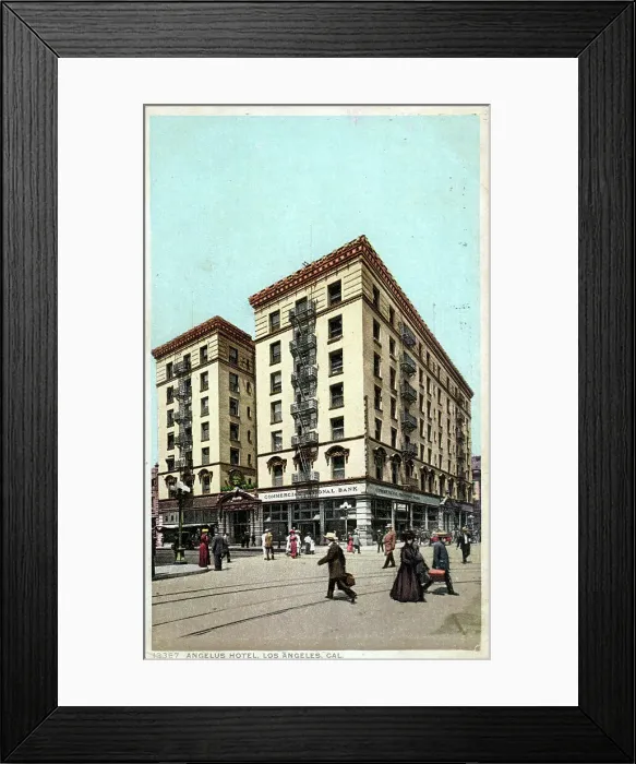 Framed Print : Angelus Hotel, Los Angeles, California, USA