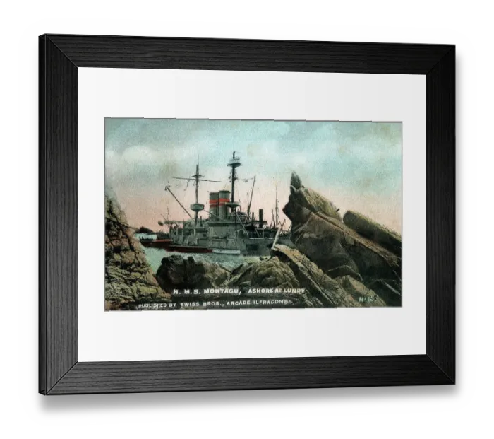 Framed Print : HMS Montagu Framed Print : HMS Montagu
