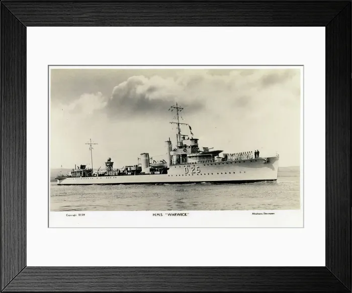 Framed Print : HMS Warwick Framed Print : HMS Warwick