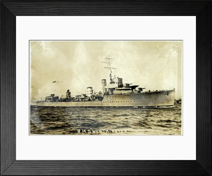 Framed Print : HMS Westminster Framed Print : HMS Westminster