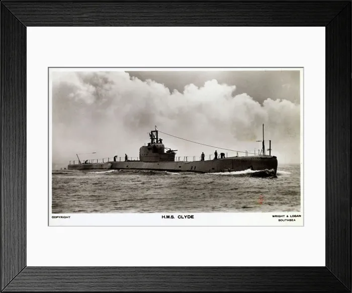 Framed Print : British Royal Navy HMS Submarine - Clyde Framed Print : British Royal Navy HMS Submarine - Clyde