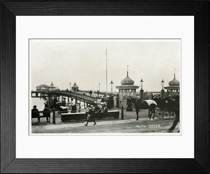 Framed Print : The Pier and Entrance, Dover, Kent Framed Print : The Pier and Entrance, Dover, Kent