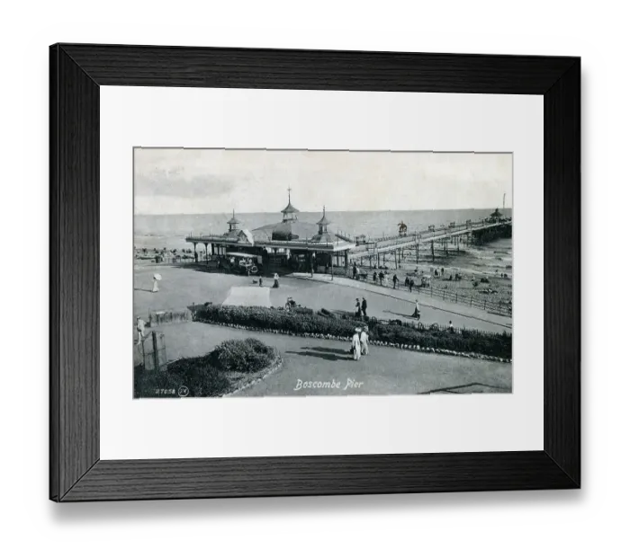 Framed Print : Boscombe Pier and Approach, Boscombe, Dorset Framed Print : Boscombe Pier and Approach, Boscombe, Dorset