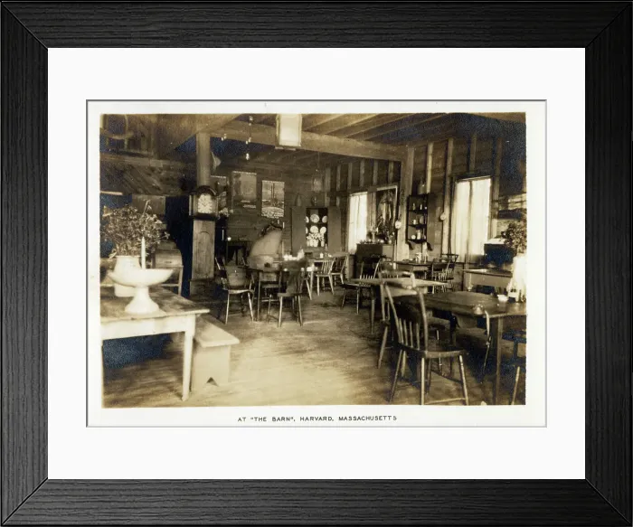 Framed Print : At The Barn Restaurant - Harvard, Massachusetts, USA Framed Print : At The Barn Restaurant - Harvard, Massachusetts, USA