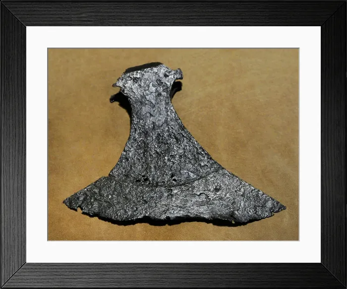 Framed Print : Axe, 13th century. From Lake Vilkmuiza (Talsi) Framed Print : Axe, 13th century. From Lake Vilkmuiza (Talsi)