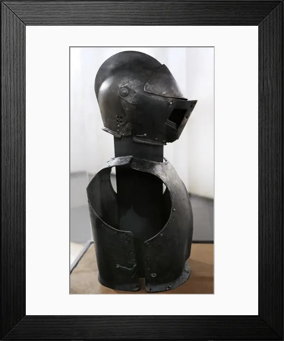 Framed Print : Armour of a horseman. Western Europe, 16th century Framed Print : Armour of a horseman. Western Europe, 16th century
