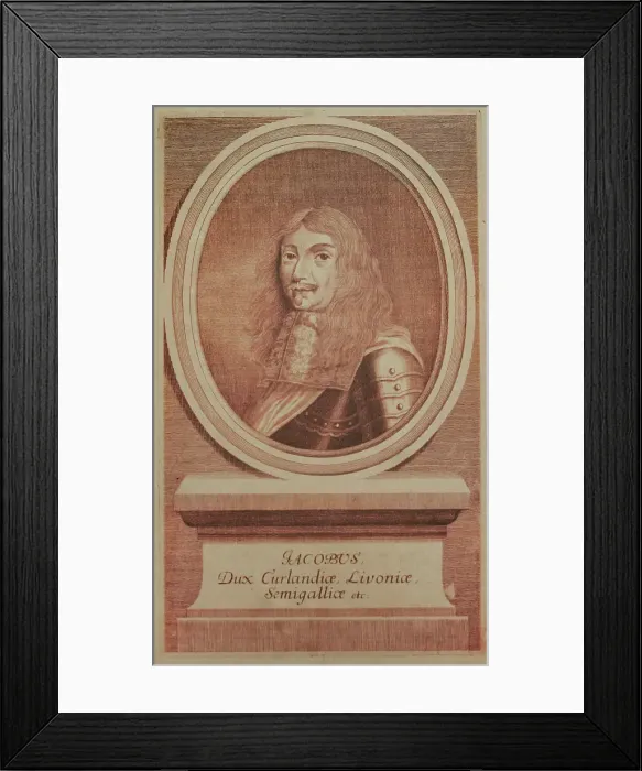 Framed Print : Jacob Kettler (1610-1682). 3rd Duke of Curland Framed Print : Jacob Kettler (1610-1682). 3rd Duke of Curland