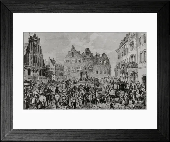 Framed Print : Capitulation of Livonia. Field Marshal of Framed Print : Capitulation of Livonia. Field Marshal of