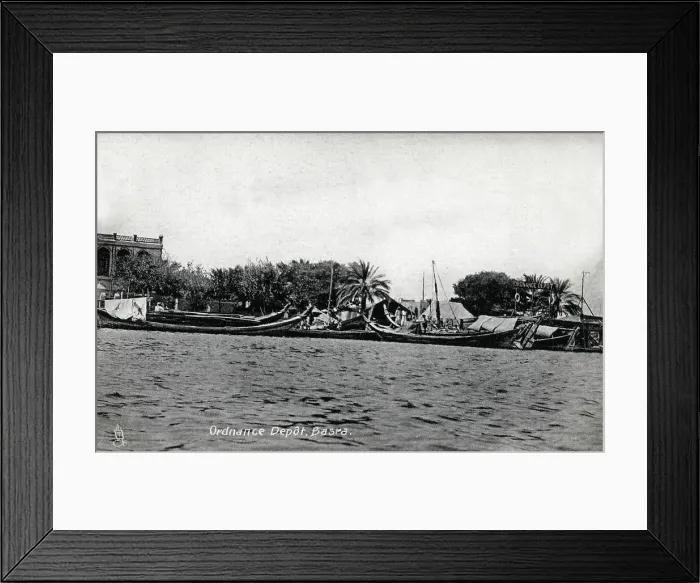 Framed Print : Iraq - Ordnance Depot, Basra Framed Print : Iraq - Ordnance Depot, Basra