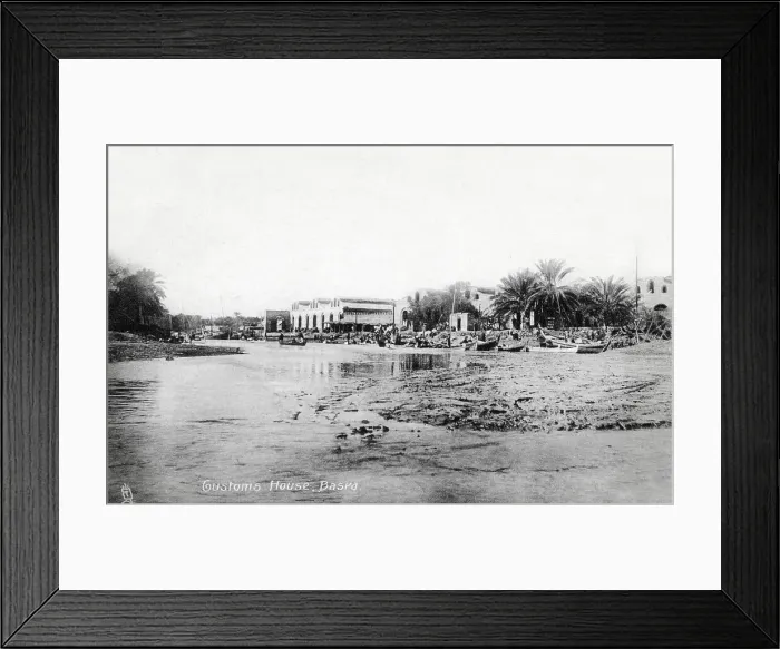 Framed Print : Iraq - Customs House, Basra Framed Print : Iraq - Customs House, Basra