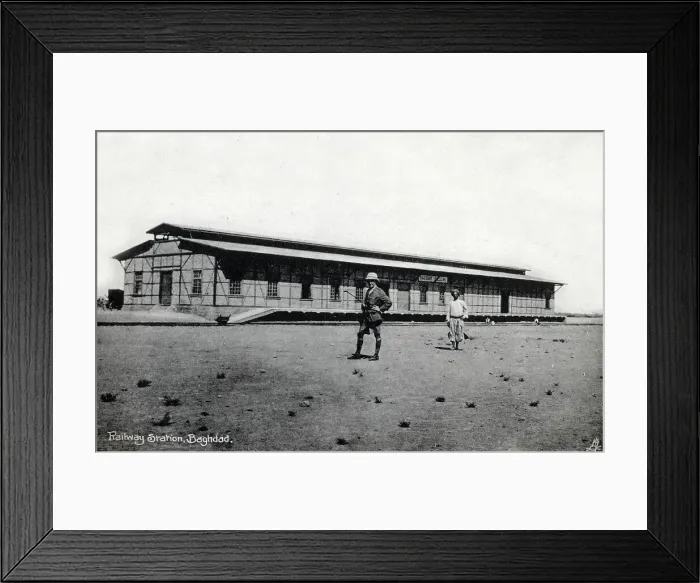 Framed Print : Iraq - Railway Station, Baghdad Framed Print : Iraq - Railway Station, Baghdad