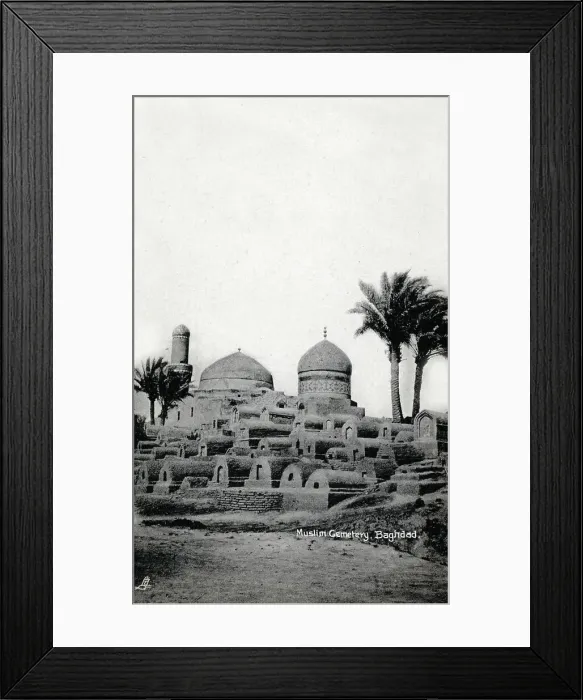 Framed Print : Iraq - Islamic Cemetery, Baghdad Framed Print : Iraq - Islamic Cemetery, Baghdad