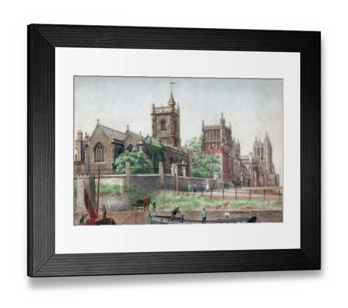 Framed Print : St Augustine's Church and Cathedral, Bristol Framed Print : St Augustine's Church and Cathedral, Bristol