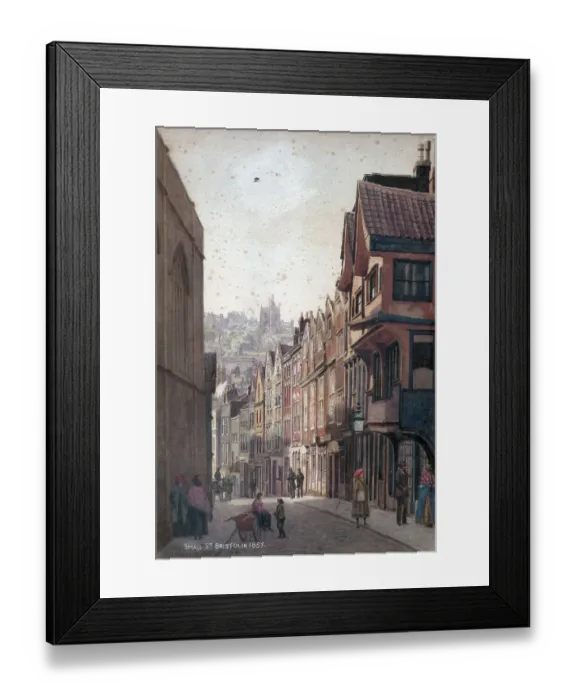 Framed Print : Small Street, Bristol Framed Print : Small Street, Bristol