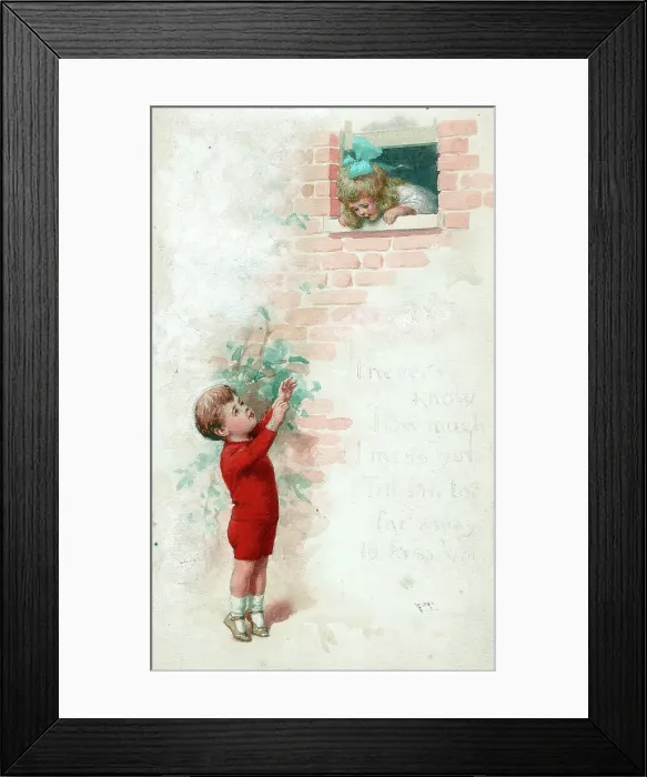 Framed Print : Girl with donkey Framed Print : Girl with donkey