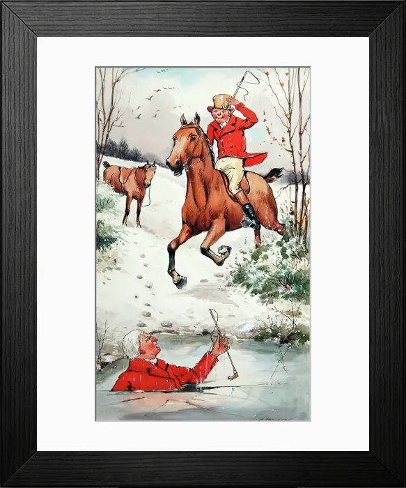 Framed Print : Huntsman in pond Framed Print : Huntsman in pond