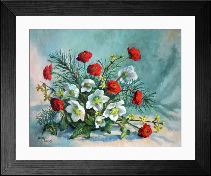 Framed Print : Christmas Roses Framed Print : Christmas Roses