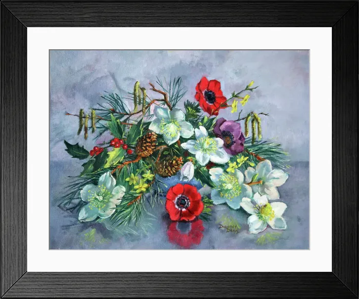 Framed Print : Christmas Roses Framed Print : Christmas Roses